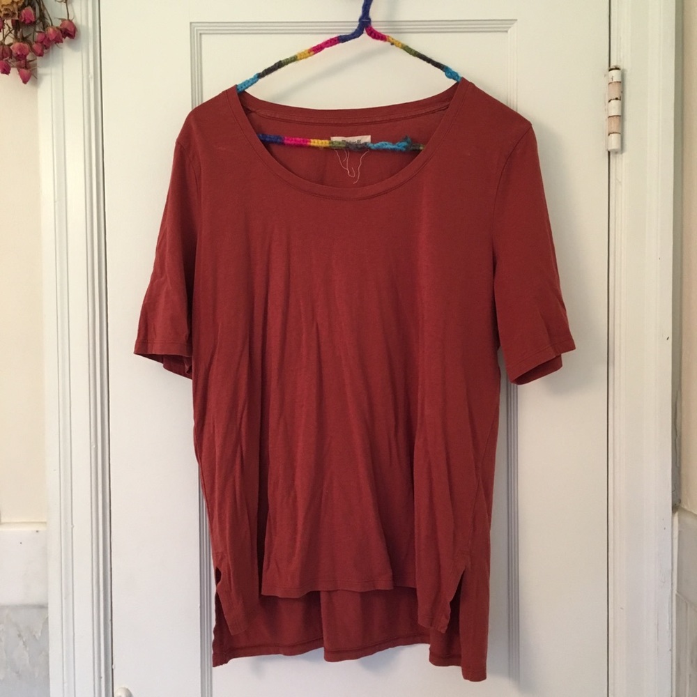 Madewell side vent tee